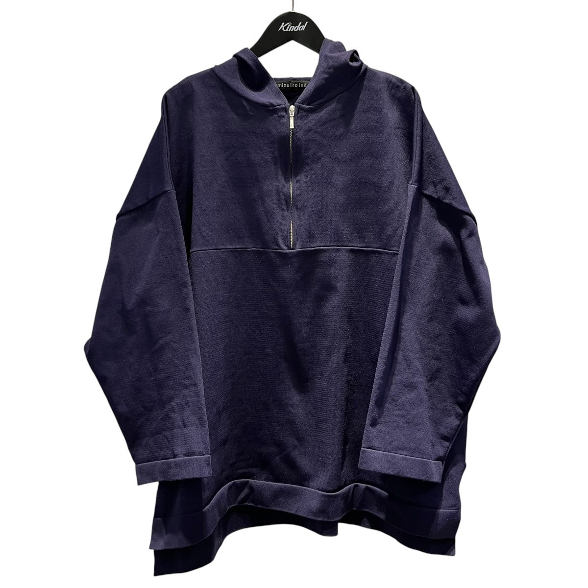 hooded tunic P／Oハーフジップパーカー3-220039