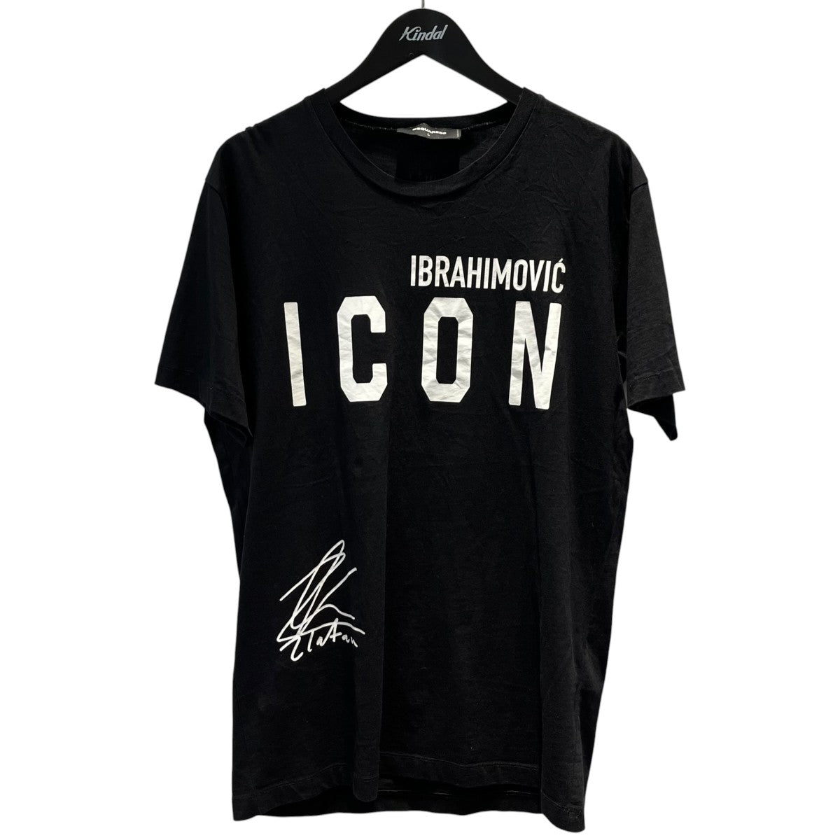 DSQUARED2 21SSイブラヒモビッチ半袖TシャツS79GC0024 S23009 古着・中古-1枚目のアイテム画像