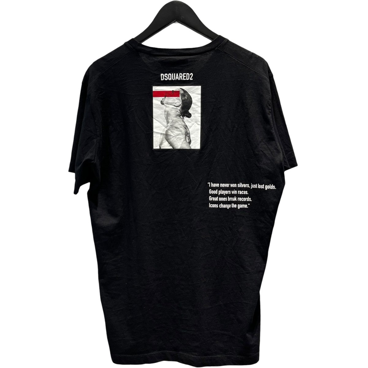 DSQUARED2 21SSイブラヒモビッチ半袖TシャツS79GC0024 S23009 古着・中古-2枚目のアイテム画像