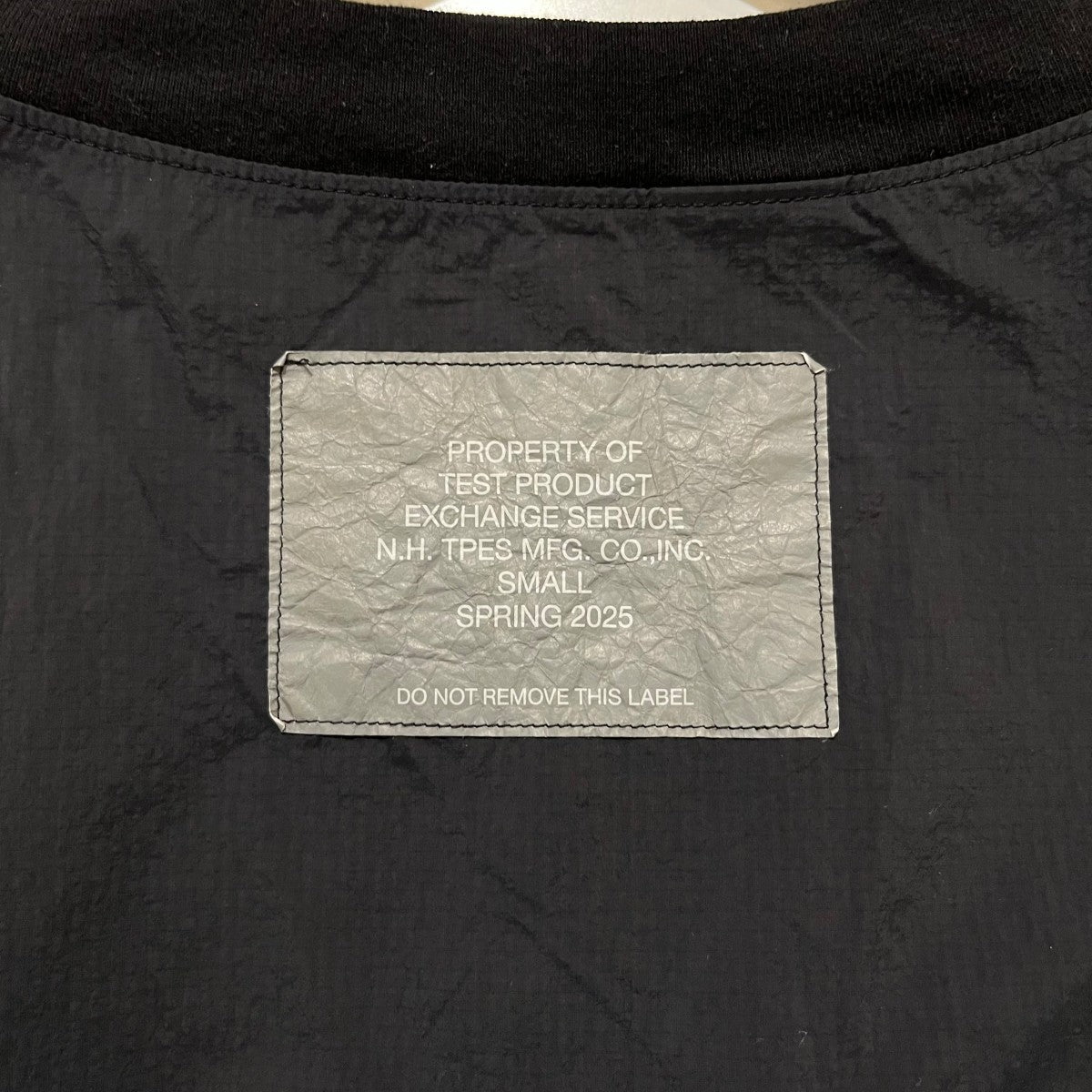 N．HOOLYWOOD CREWNECK LONG SLEEVEナイロンシャツ9251-CS09-003 古着・中古-4枚目のアイテム画像