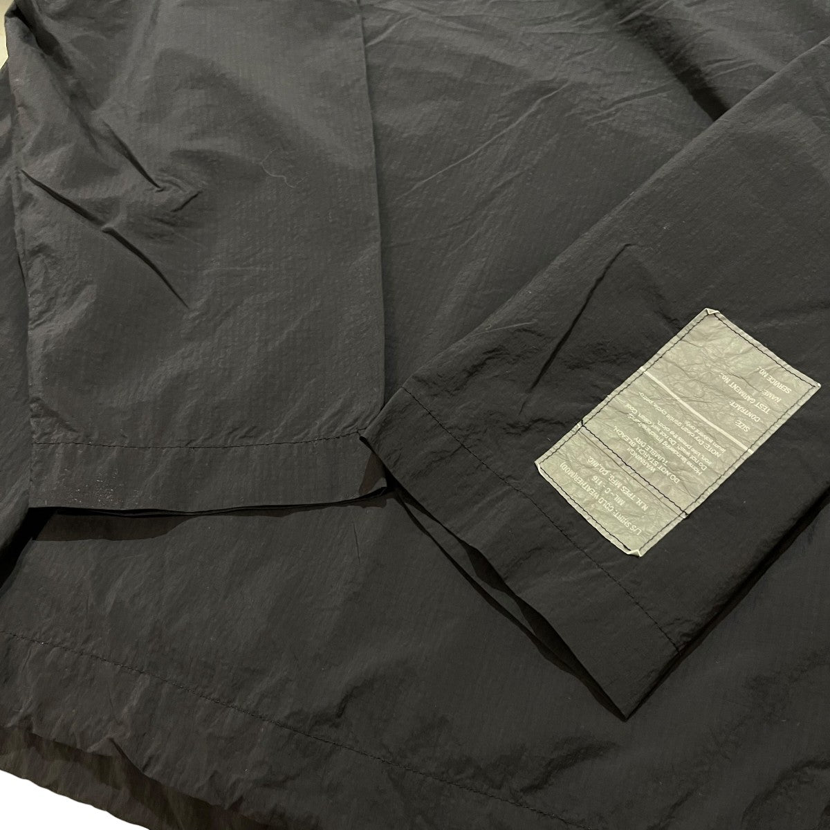 N．HOOLYWOOD CREWNECK LONG SLEEVEナイロンシャツ9251-CS09-003 古着・中古-5枚目のアイテム画像