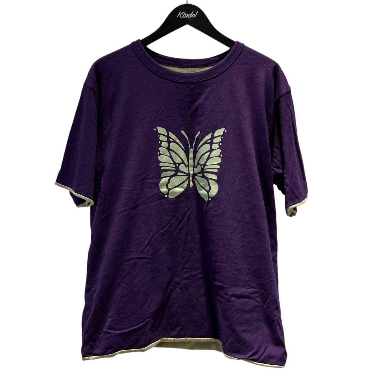Needles S／S Reversible TeeリバーシブルTシャツMR312 古着・中古-1枚目のアイテム画像