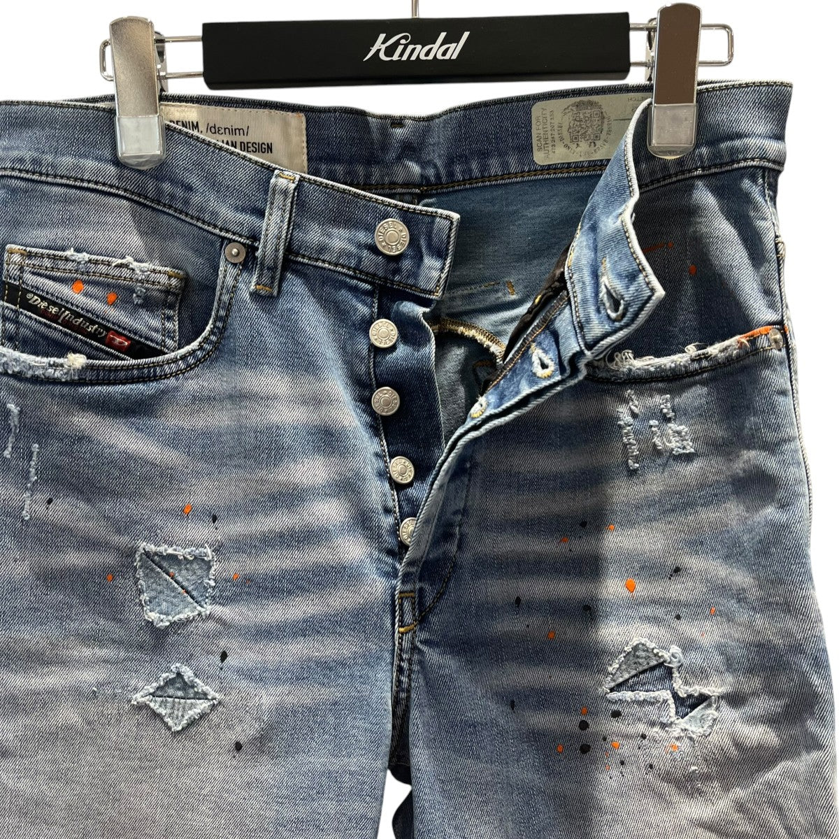 DIESEL(ディーゼル) D-EETARダメージ加工デニムパンツ ブルー サイズ