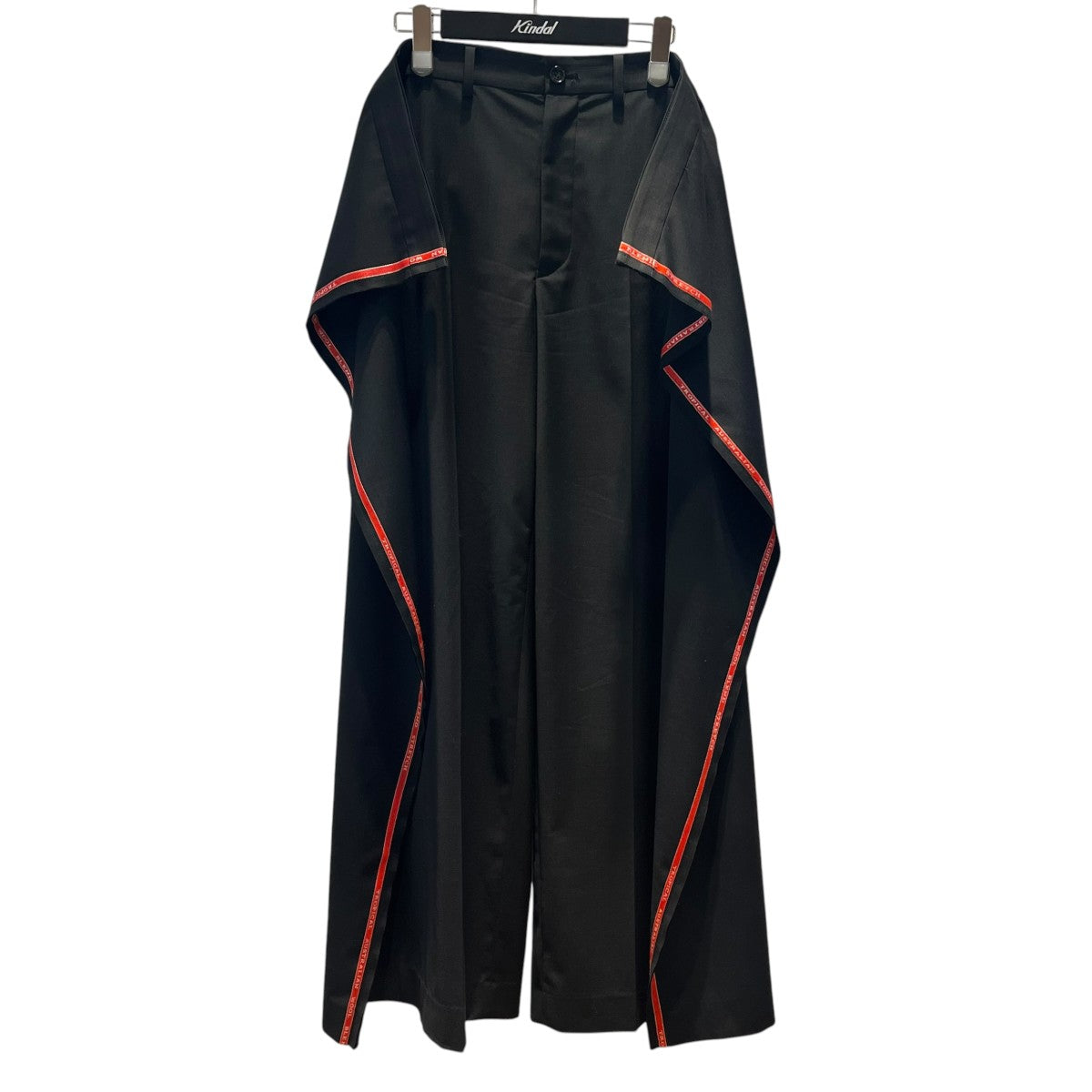 JUNYA WATANABE CDG ポエステルウールトロ サイドペプラムパンツスラックスAD2025 JQ-P005 古着・中古-1枚目のアイテム画像