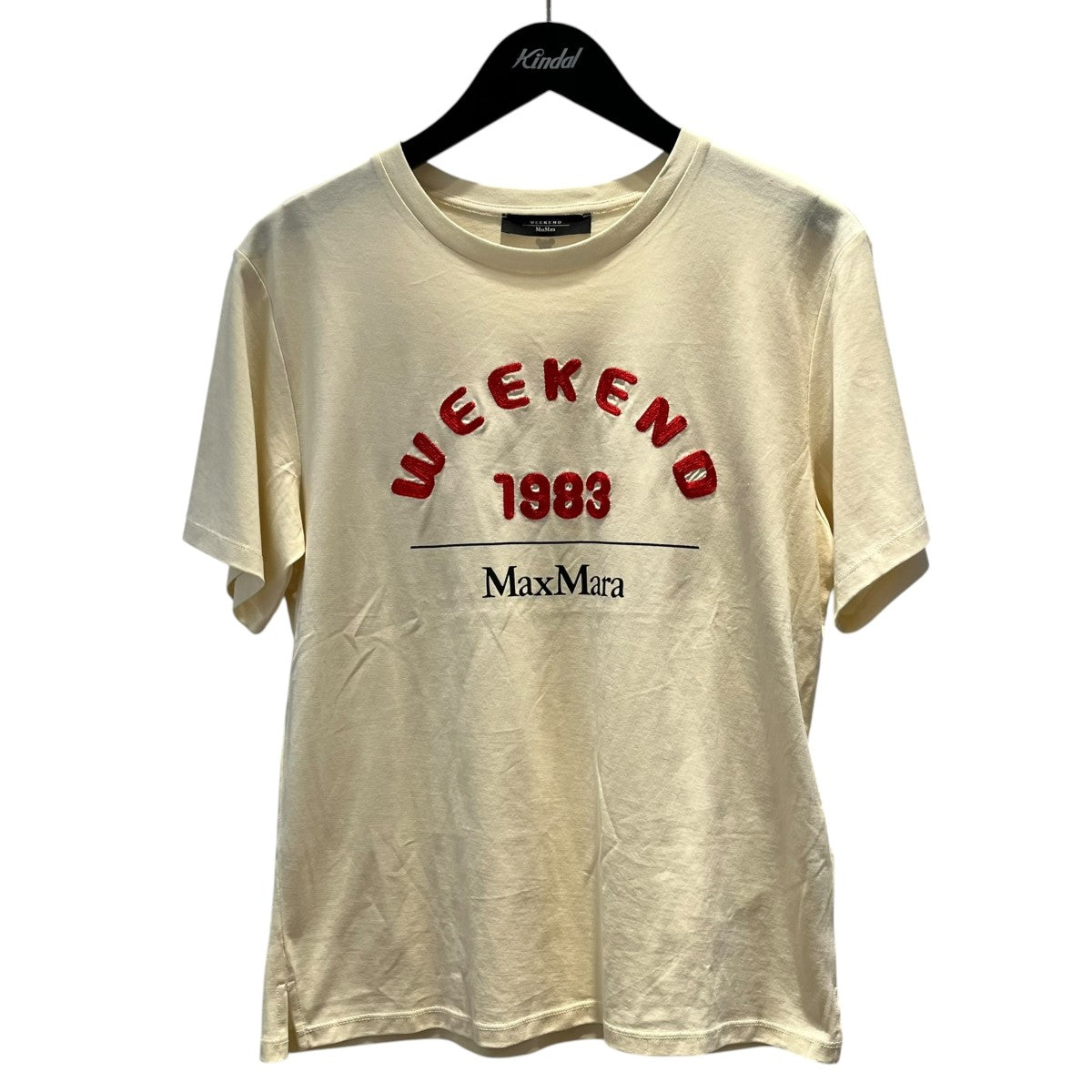 MAX MARA WEEK END ロゴデザイン半袖Tシャツ 古着・中古-1枚目のアイテム画像