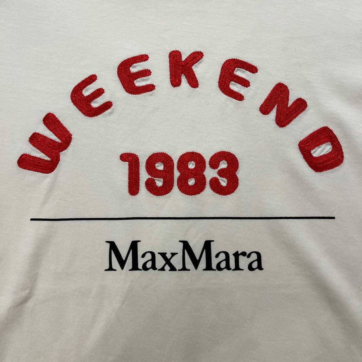MAX MARA WEEK END ロゴデザイン半袖Tシャツ 古着・中古-4枚目のアイテム画像