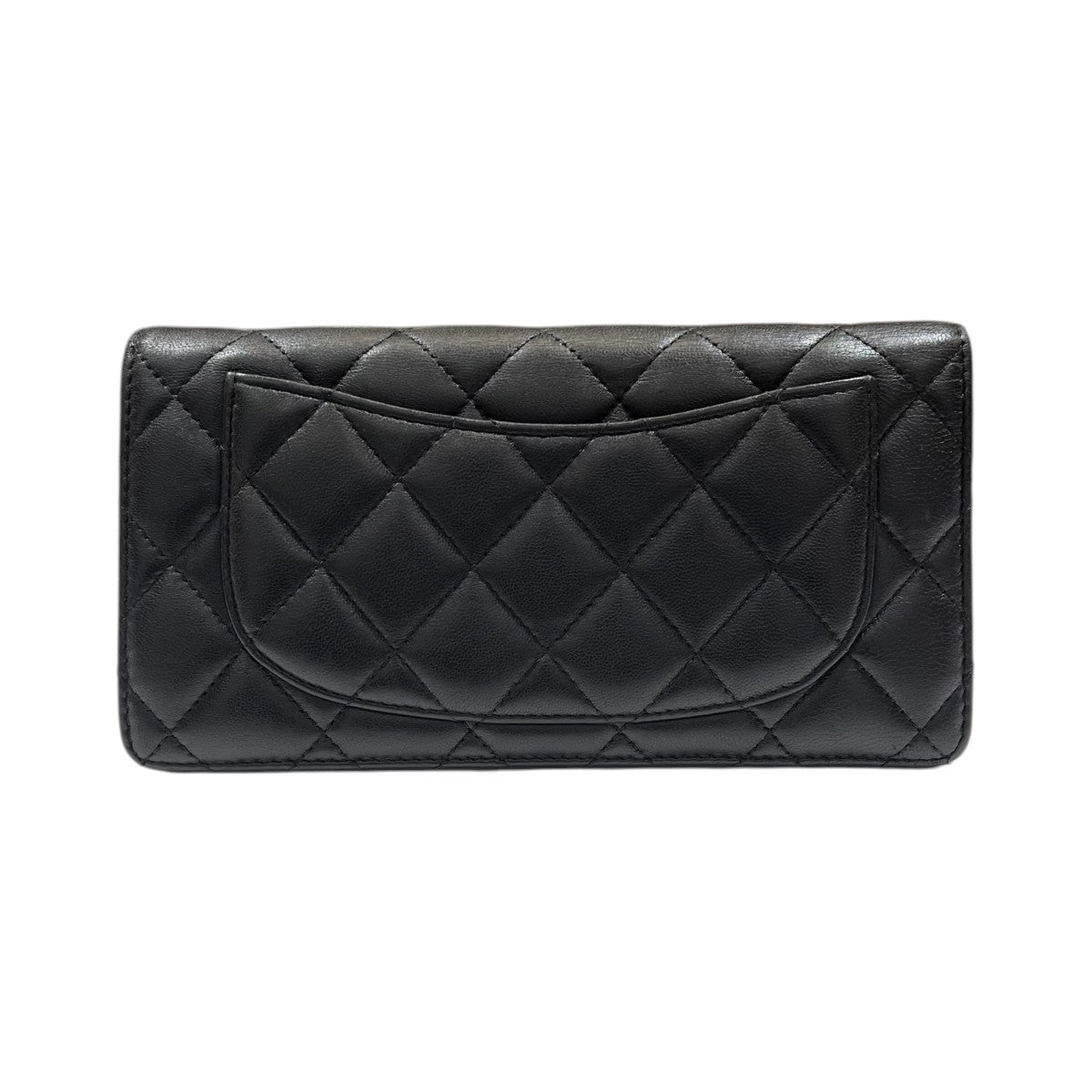 CHANEL マトラッセ ココマーク ラムスキン ロングウォレット 長財布 古着・中古-2枚目のアイテム画像