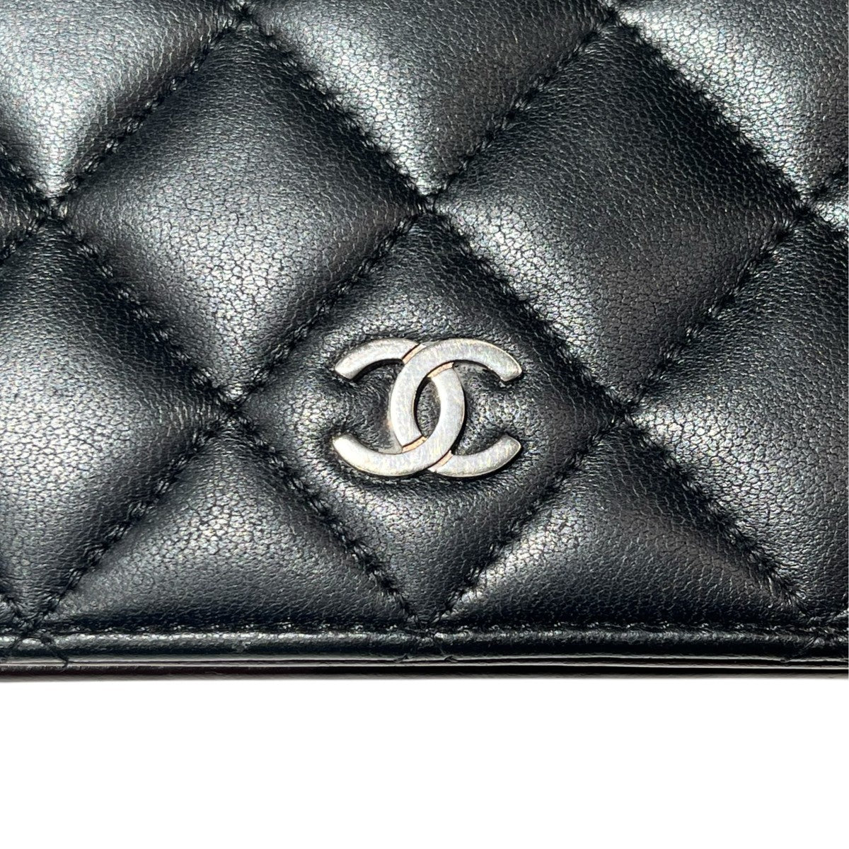 CHANEL マトラッセ ココマーク ラムスキン ロングウォレット 長財布 古着・中古-3枚目のアイテム画像