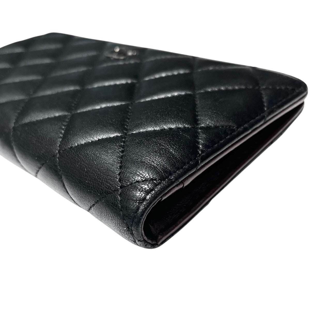 CHANEL マトラッセ ココマーク ラムスキン ロングウォレット 長財布 古着・中古-5枚目のアイテム画像