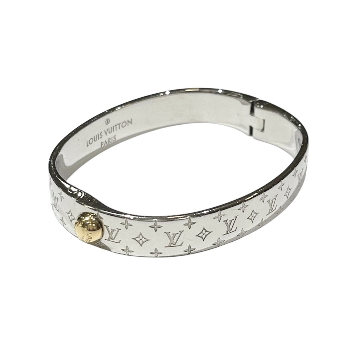 カフ・ナノグラム M00249 モノグラム シルバー ブレスレット