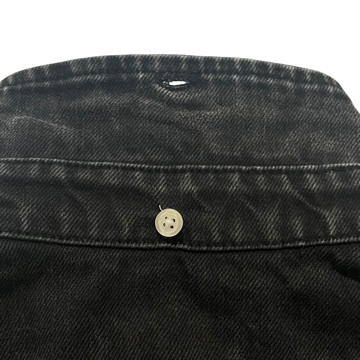 Small Box ウォッシュ加工デニムボタンダウンシャツ