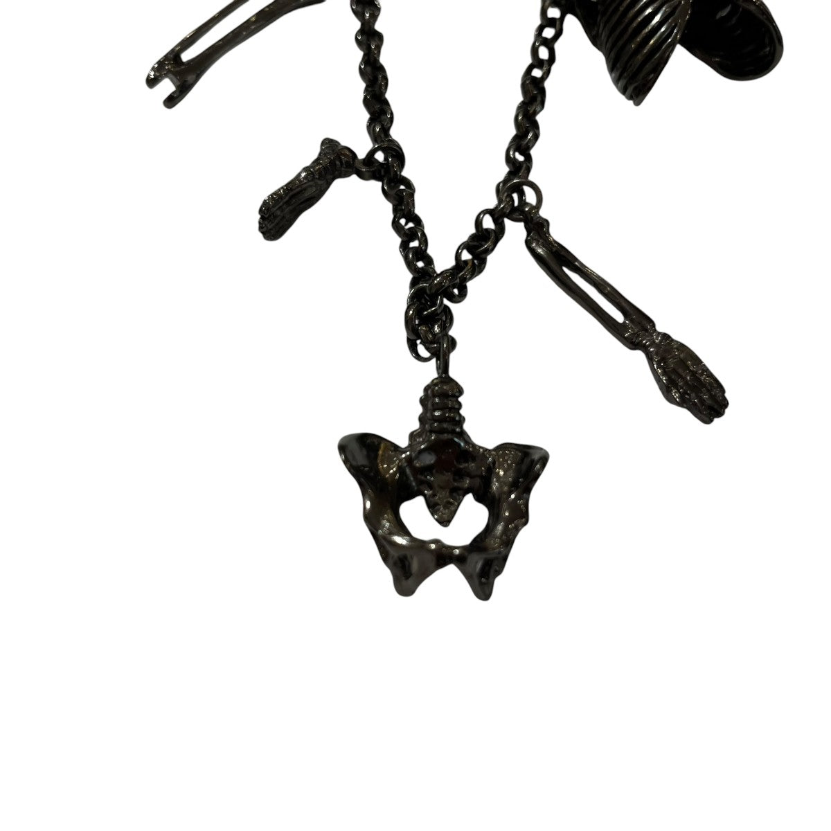 ネックレスMetal Skual Bone Pendants