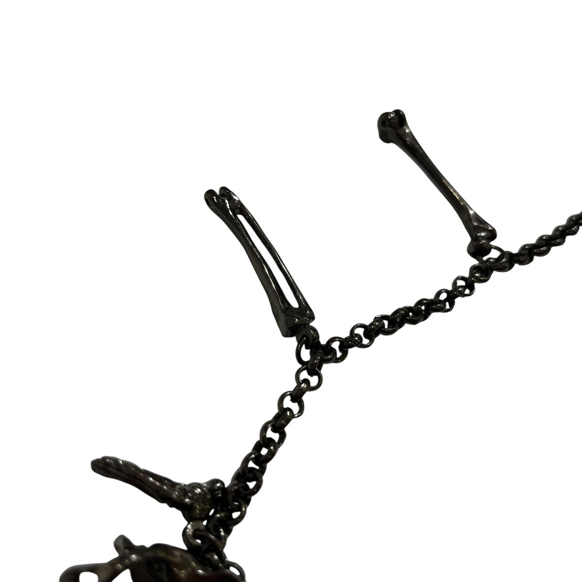 ネックレスMetal Skual Bone Pendants