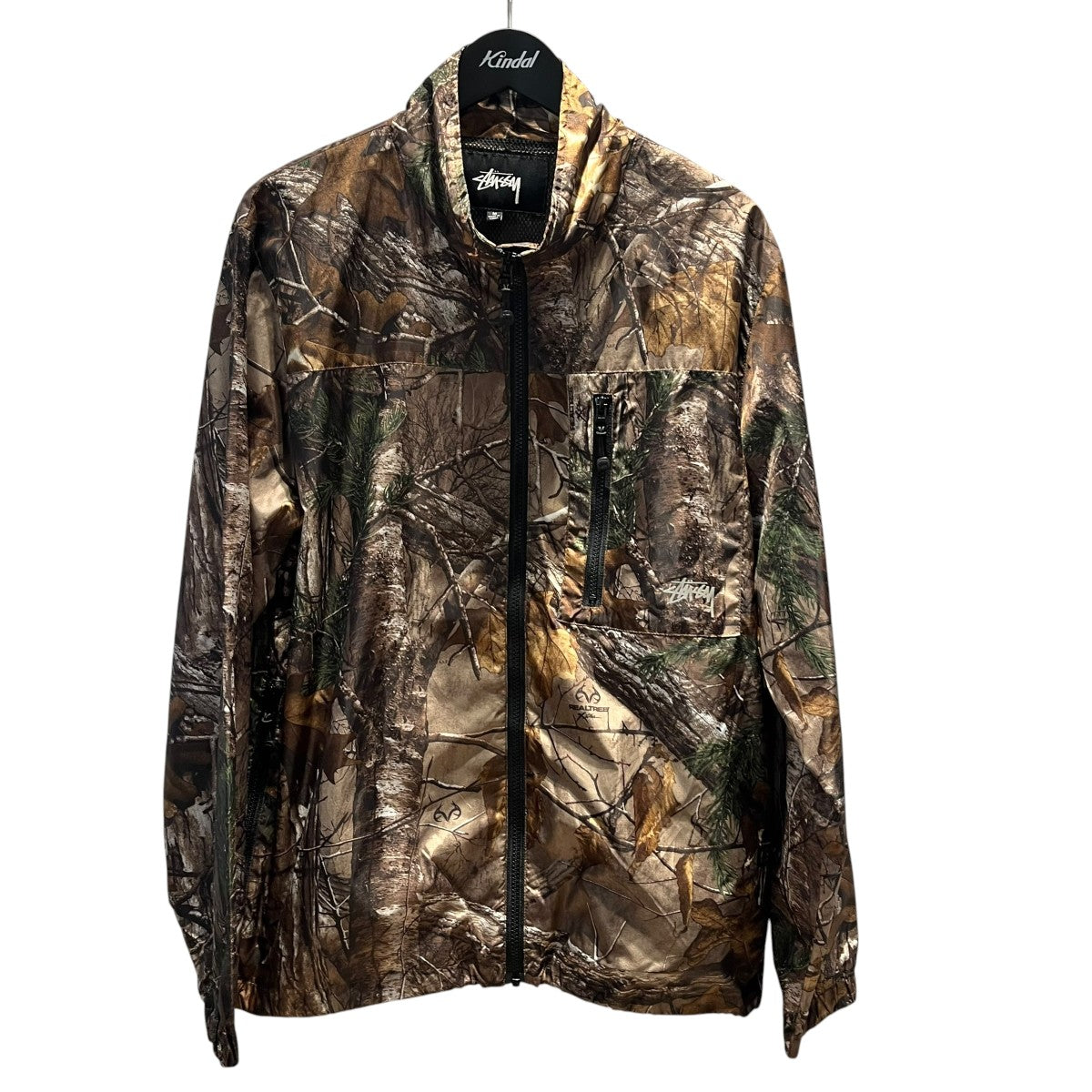 REALTREE MICRO RIP JACKET総柄ジップアップジャケット