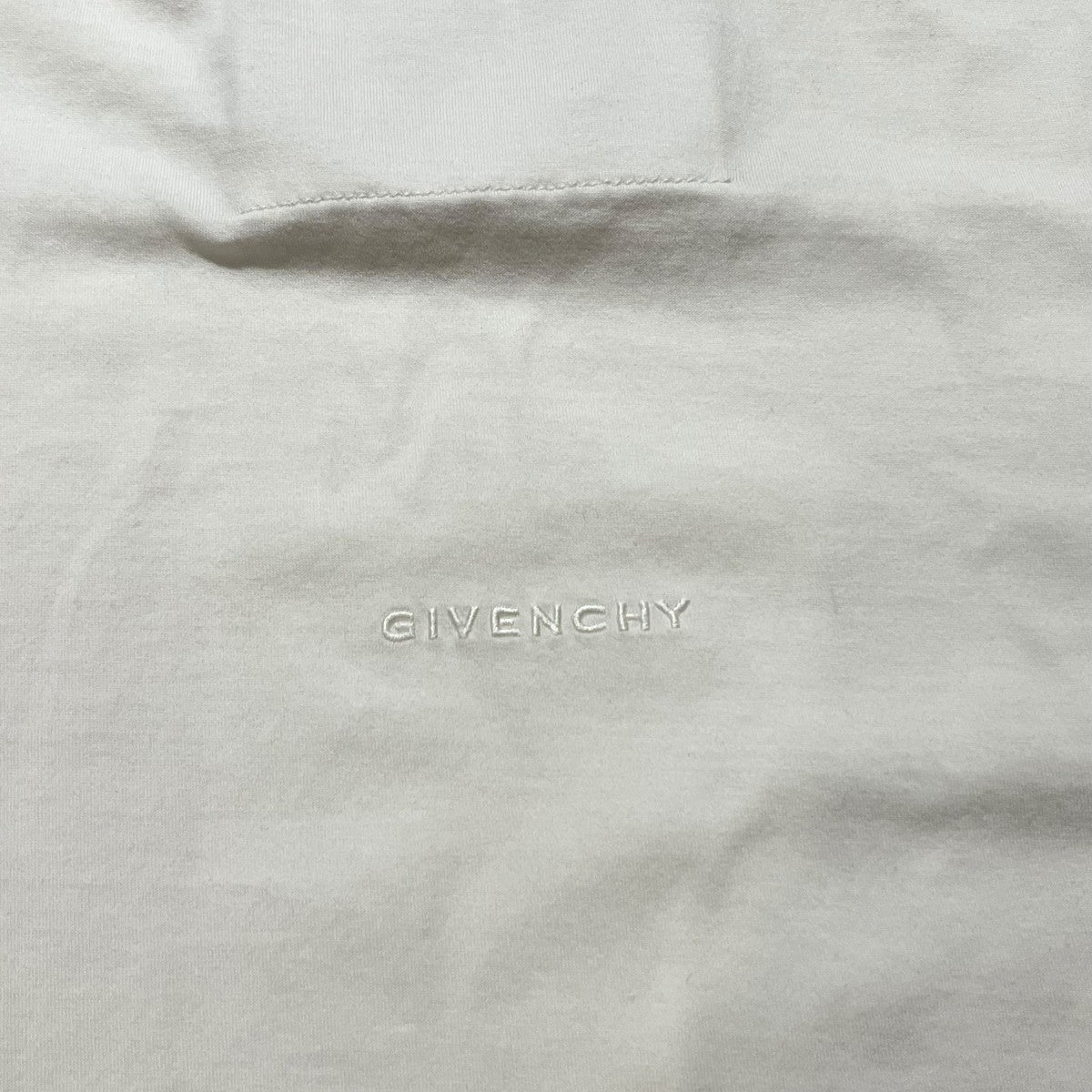 GIVENCHY ロゴ刺繍半袖カットソーBM714R3Y6B 古着・中古-4枚目のアイテム画像