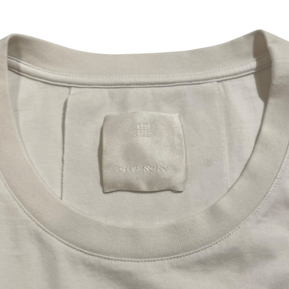 GIVENCHY ロゴ刺繍半袖カットソーBM714R3Y6B 古着・中古-5枚目のアイテム画像