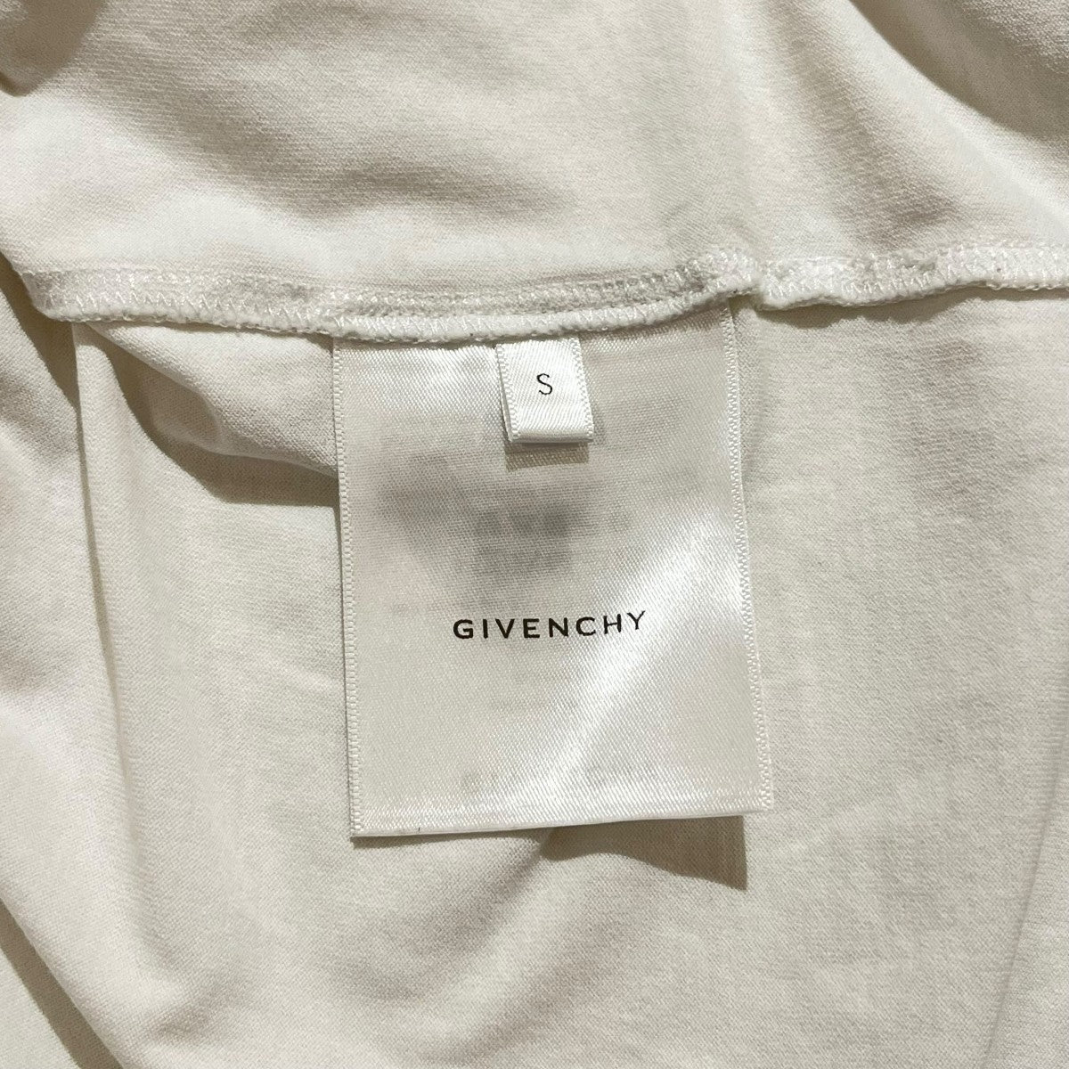 GIVENCHY ロゴ刺繍半袖カットソーBM714R3Y6B 古着・中古-6枚目のアイテム画像