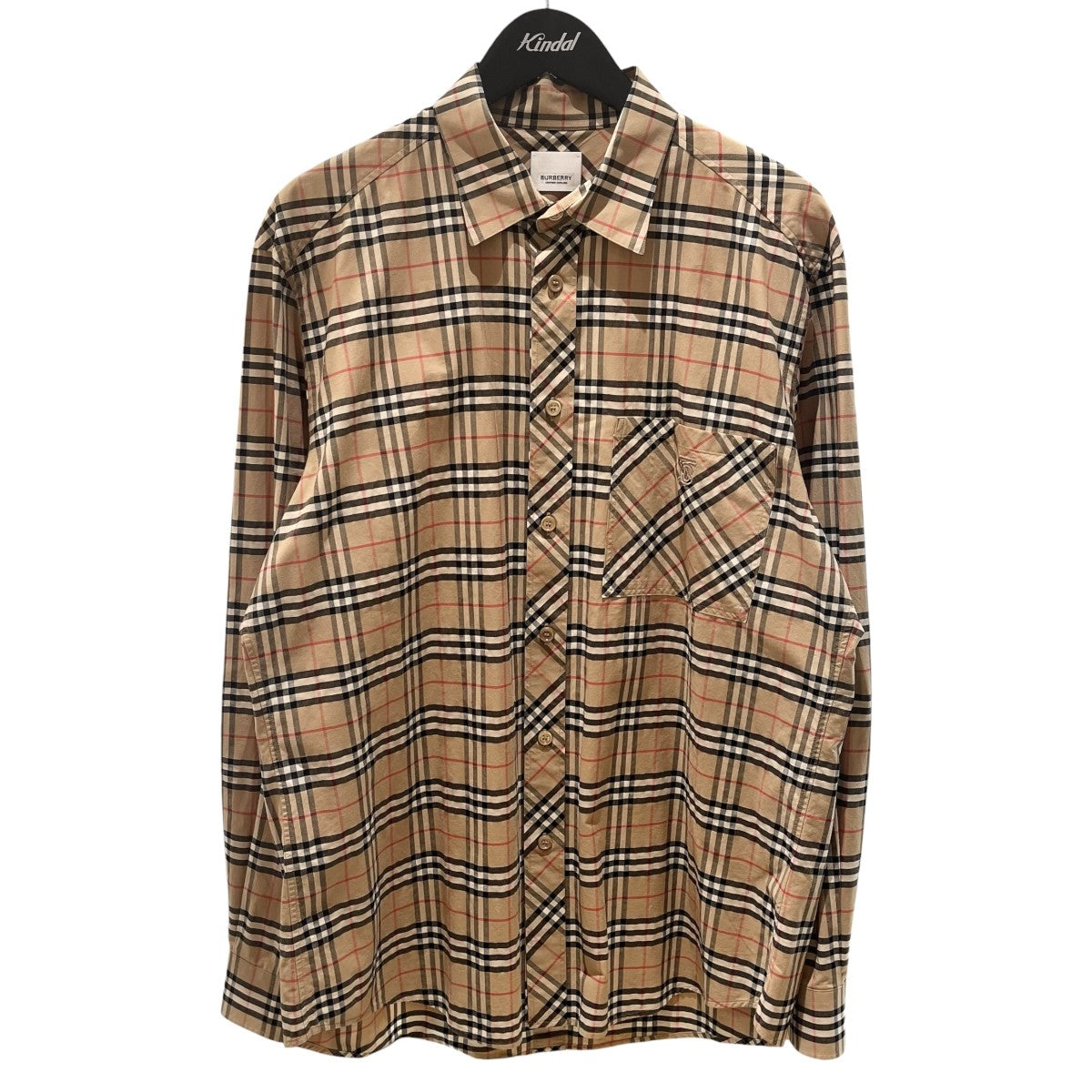 Checkered long-sleeved shirt ティッシ期 ノバチェック総柄 長袖シャツ