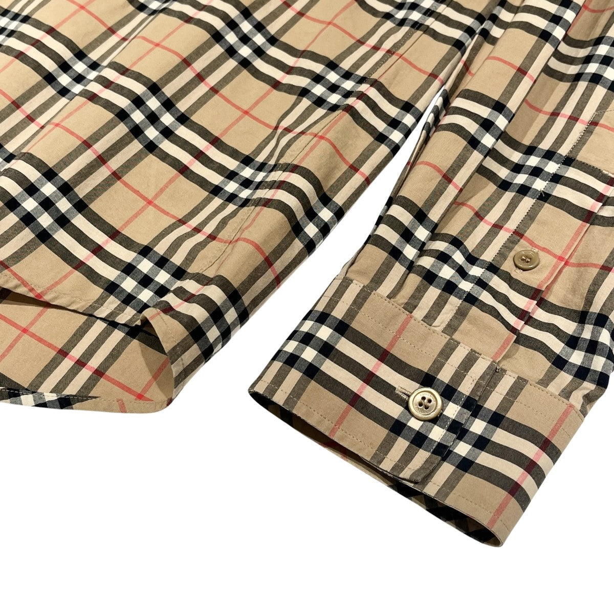 Checkered long-sleeved shirt ティッシ期 ノバチェック総柄 長袖シャツ