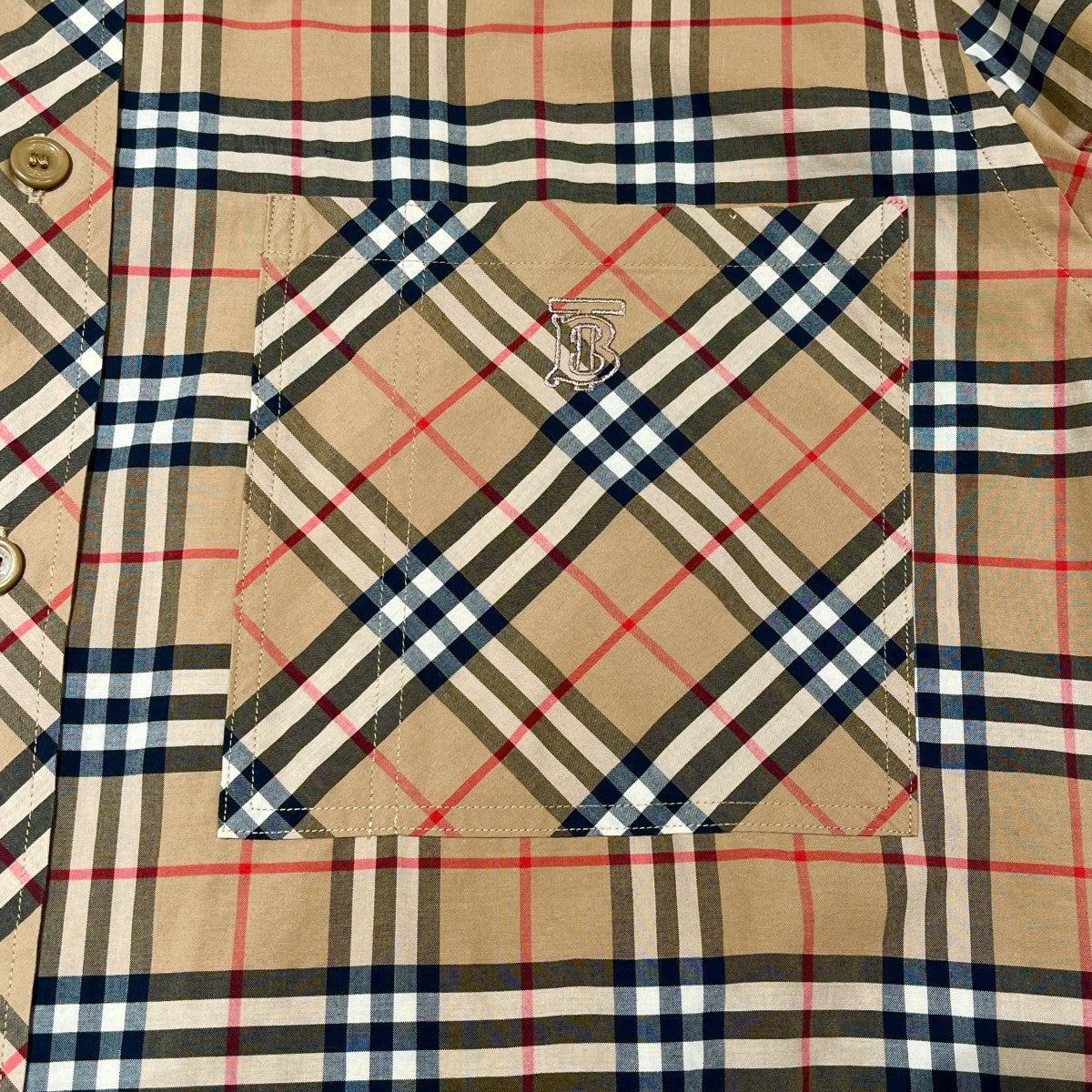 Checkered long-sleeved shirt ティッシ期 ノバチェック総柄 長袖シャツ
