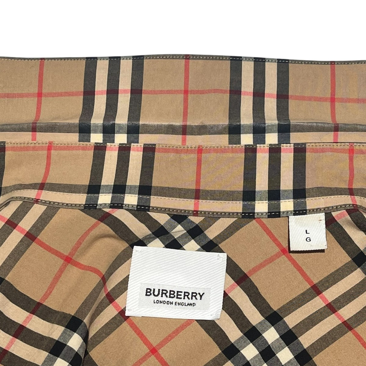 Checkered long-sleeved shirt ティッシ期 ノバチェック総柄 長袖シャツ