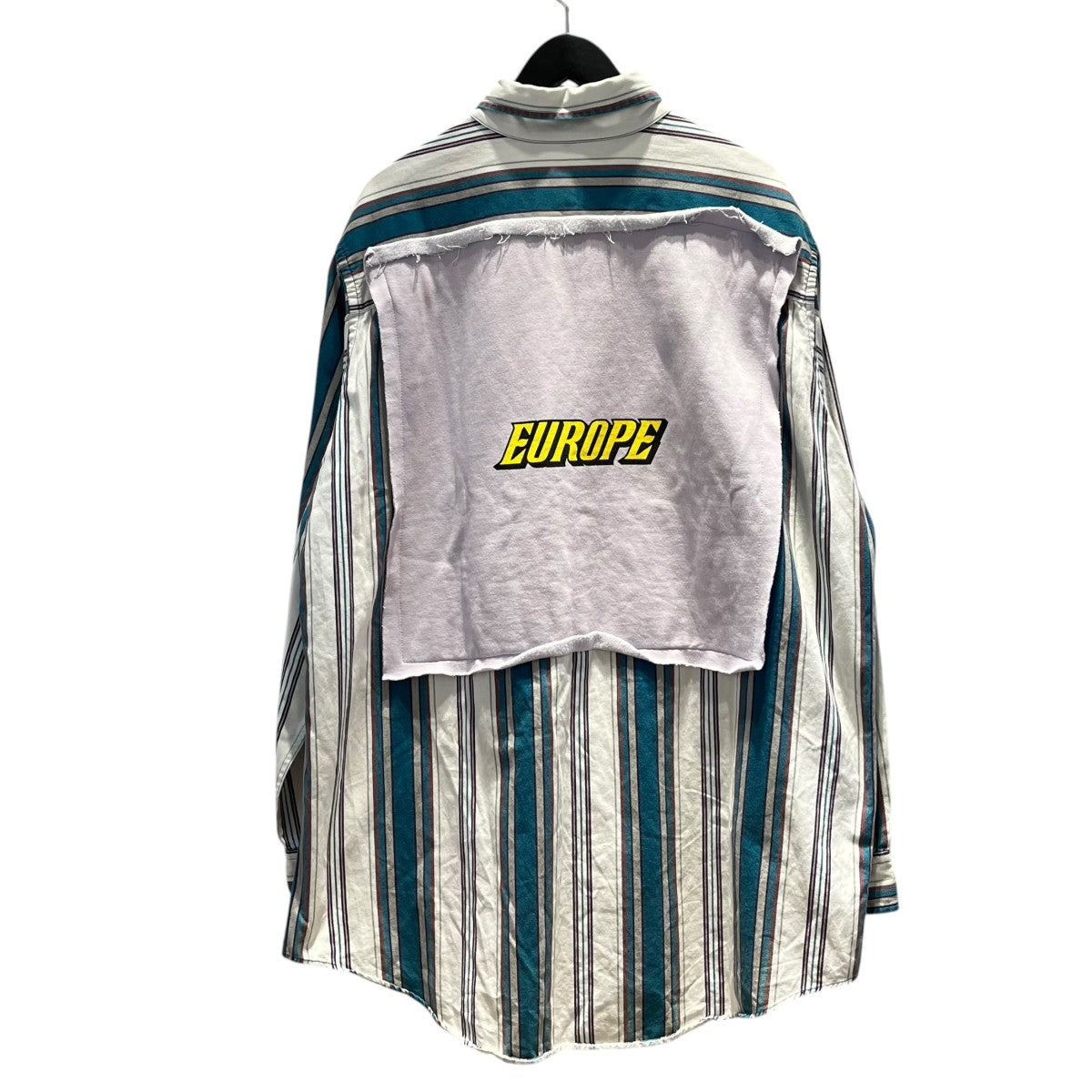 BALENCIAGA ストライプオーバーサイズシャツ509348 Runway EUROPE 古着・中古-2枚目のアイテム画像