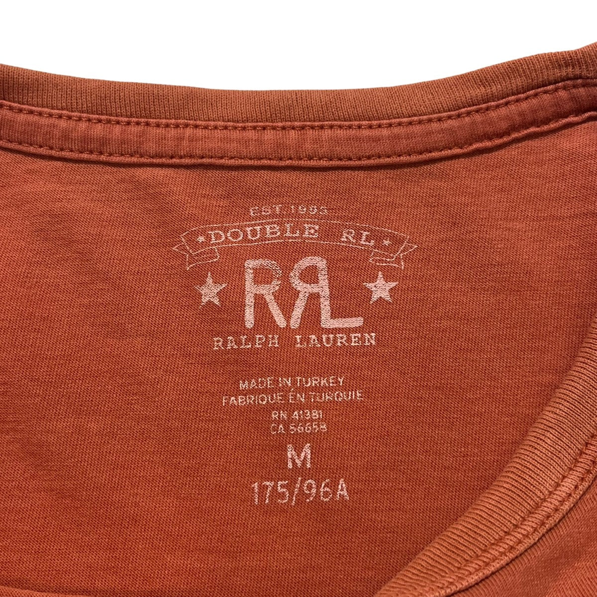 RRL 裾チェーンロゴステッチ半袖カットソー 古着・中古-3枚目のアイテム画像