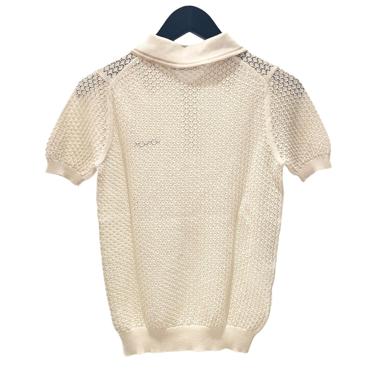 半袖ニット ロゴ ポロシャツ NMLB28 S000 17NL