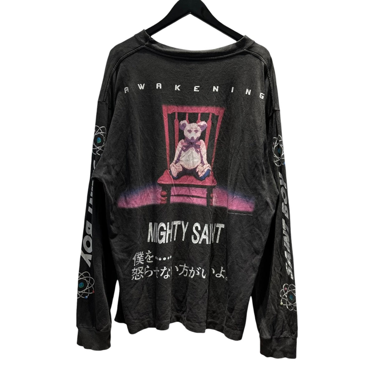 24AWPT LS TEE PLUTOダメージ加工長袖カットソーSM-YS1-0000-C30