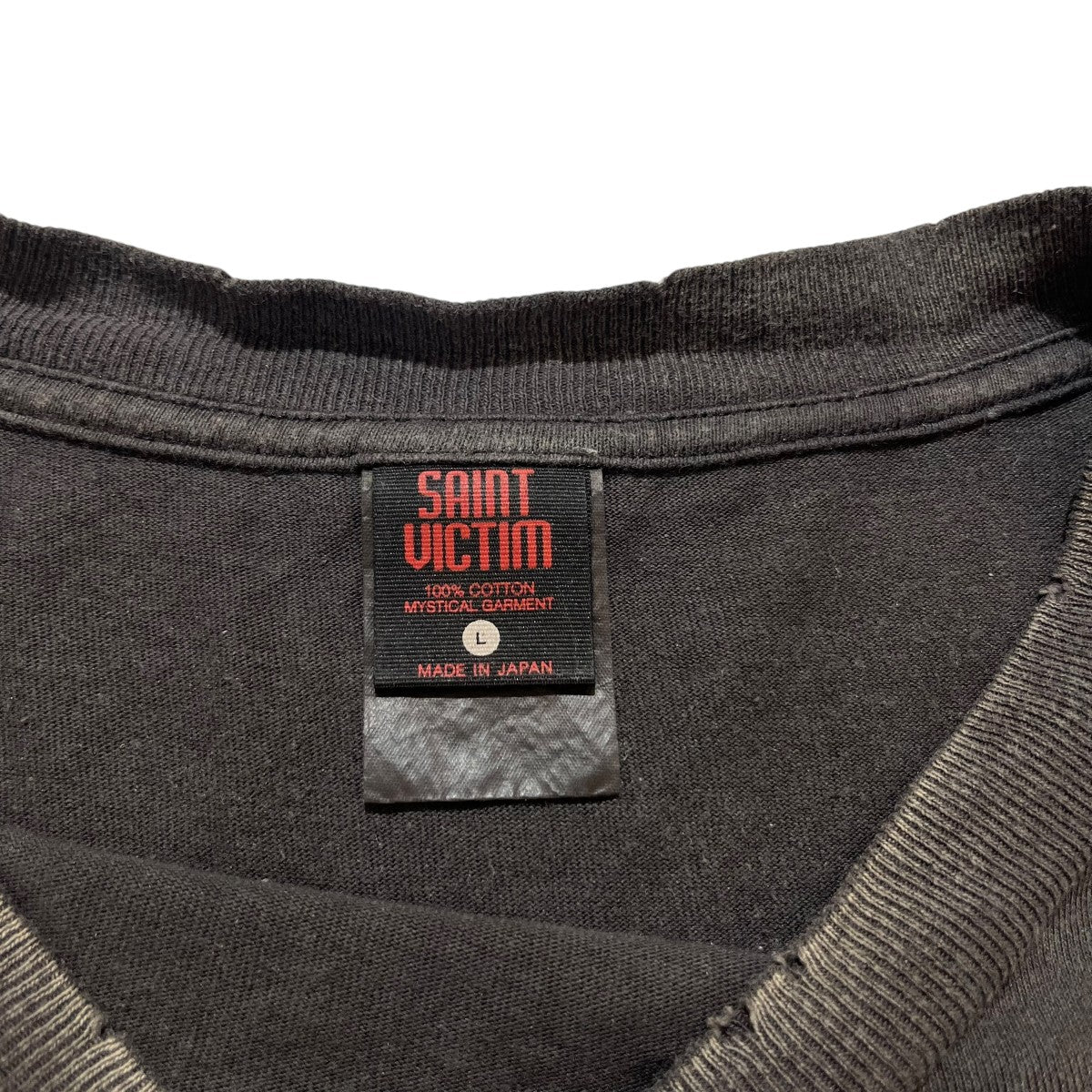 24AWPT LS TEE PLUTOダメージ加工長袖カットソーSM-YS1-0000-C30