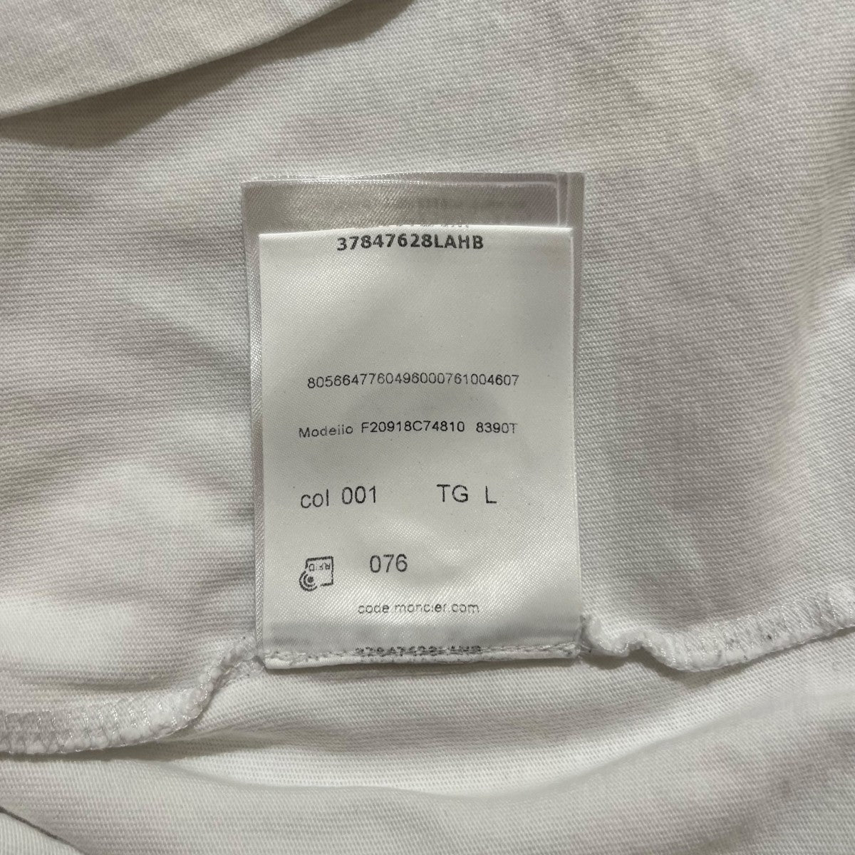 フロントロゴプリントTシャツF20918C748810