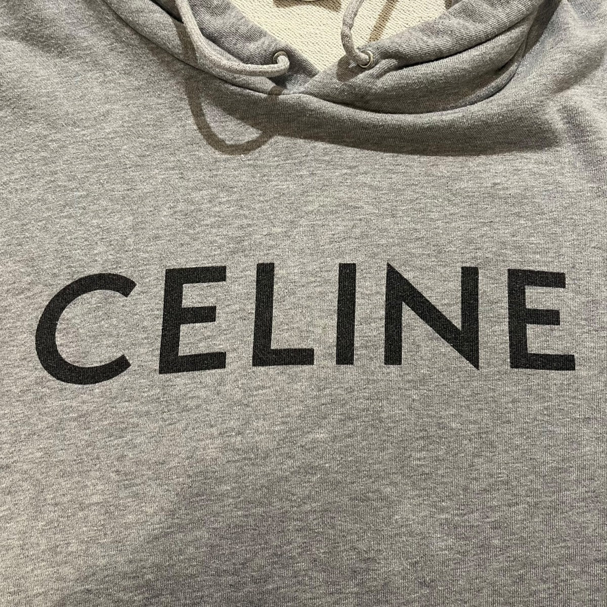 118 セリーヌ CELINE 2Y321670Q パーカー CELINE(セリーヌ) ロゴプリントパーカー2Y321670Q 2Y321670Q グレー