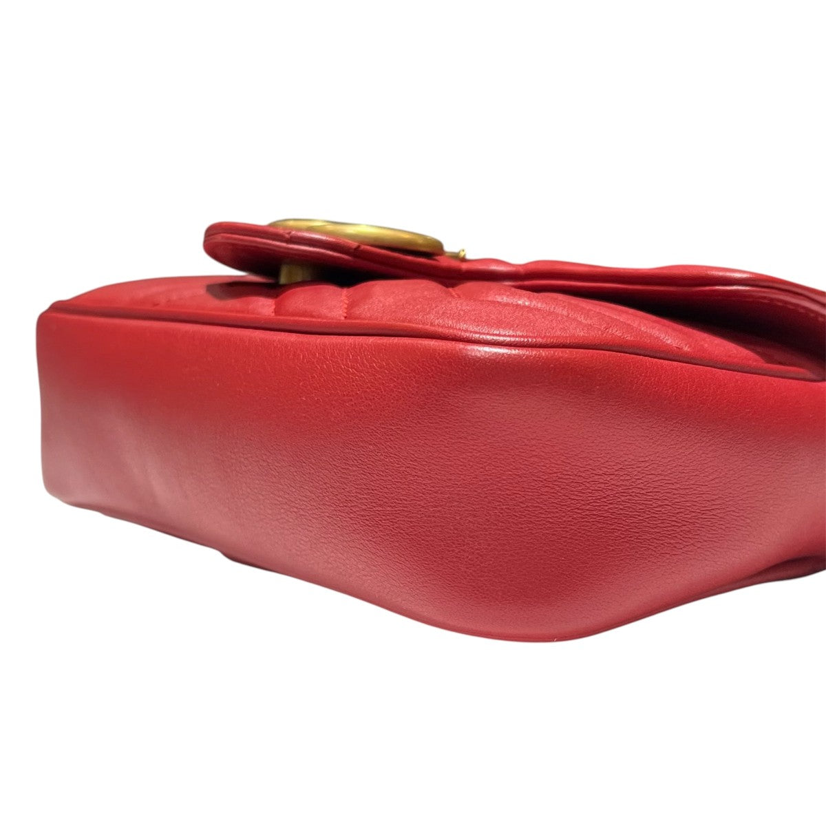 GUCCI(グッチ) GGマーモント キルティング レザー チェーンショルダー