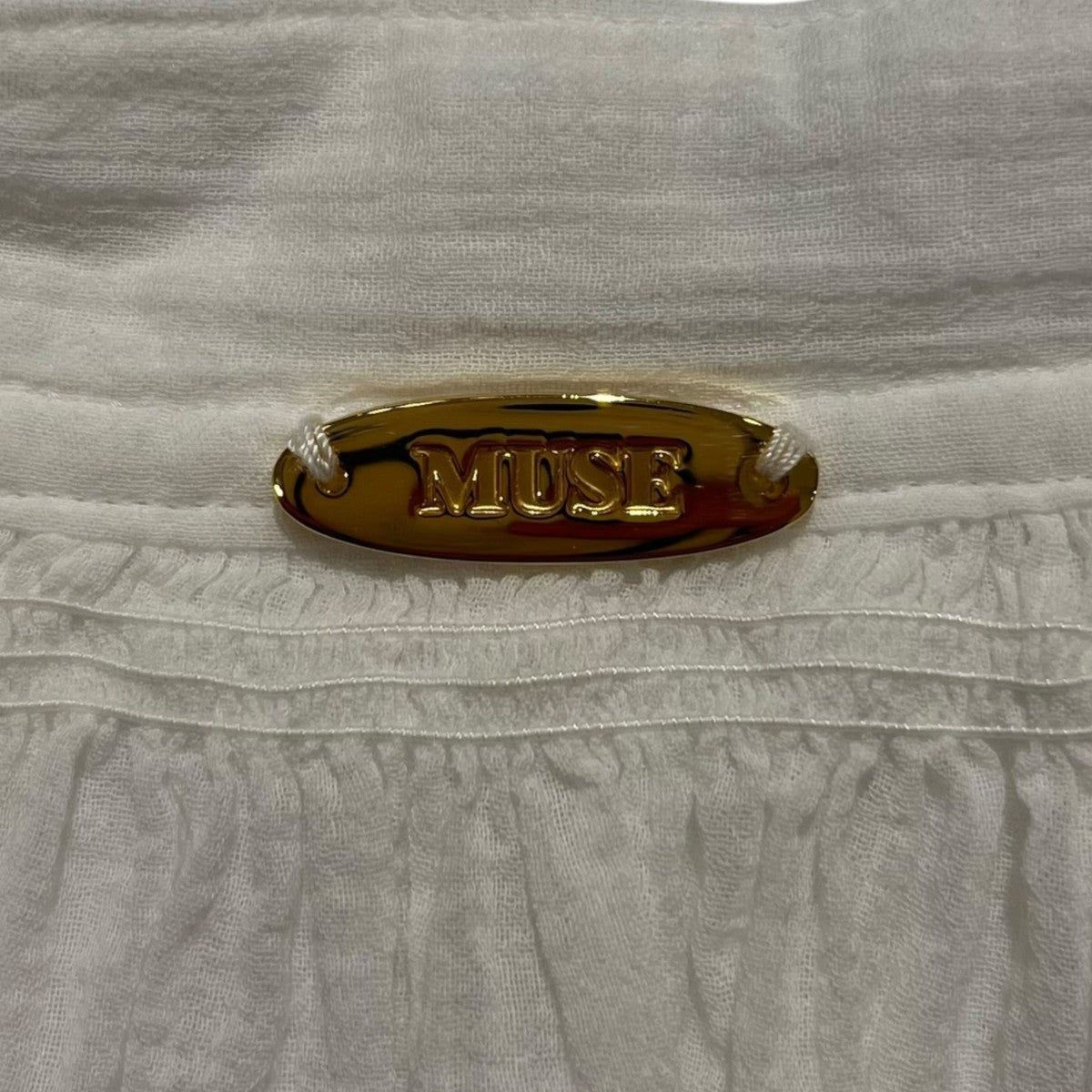 SMOCK ギャザープルオーバーブラウス無地長袖ブラウス24051500409010