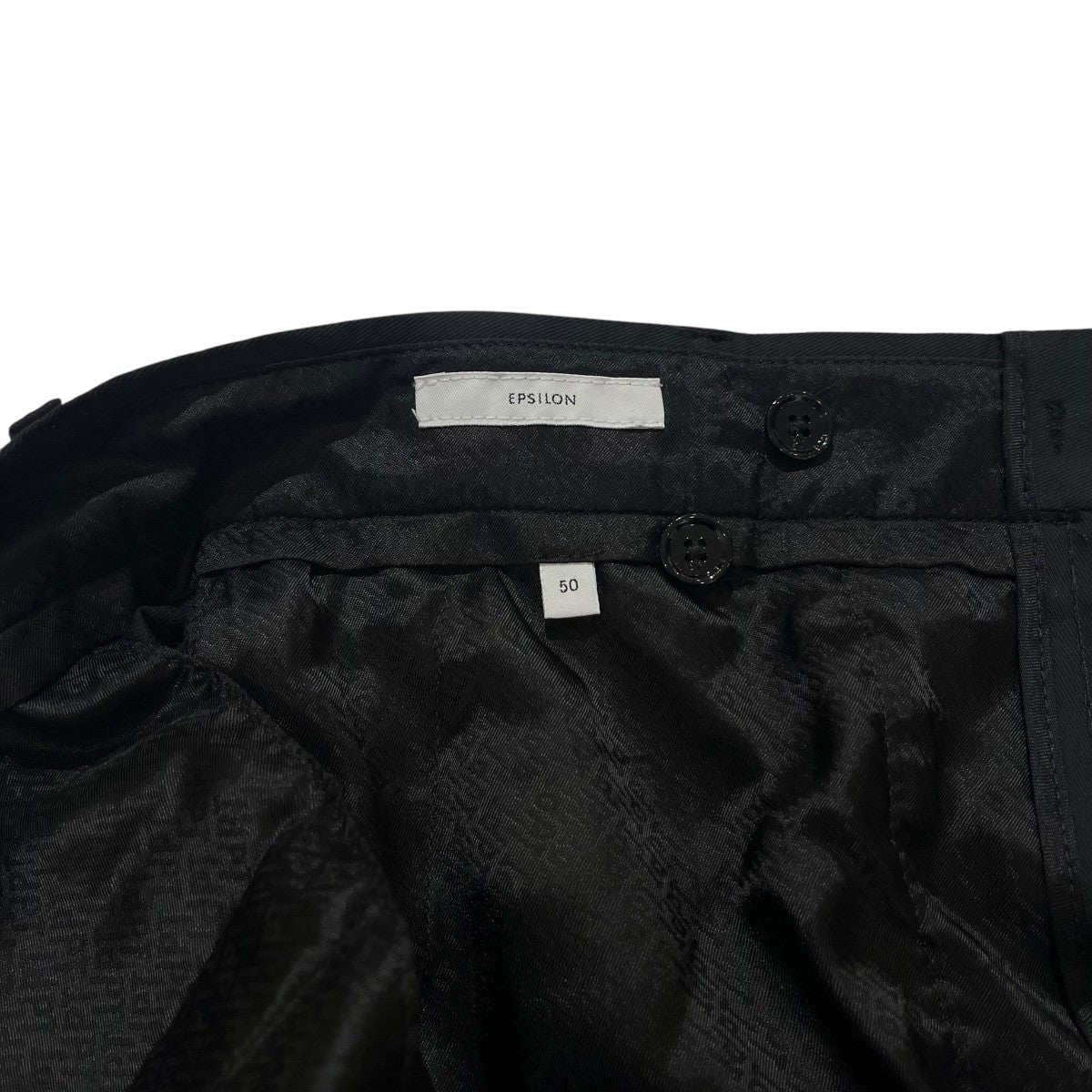 Active ナイロン ストレッチ ノープリーツ パンツEPSILON BACK ZIPスラックスCO ASEPZZ0KLT