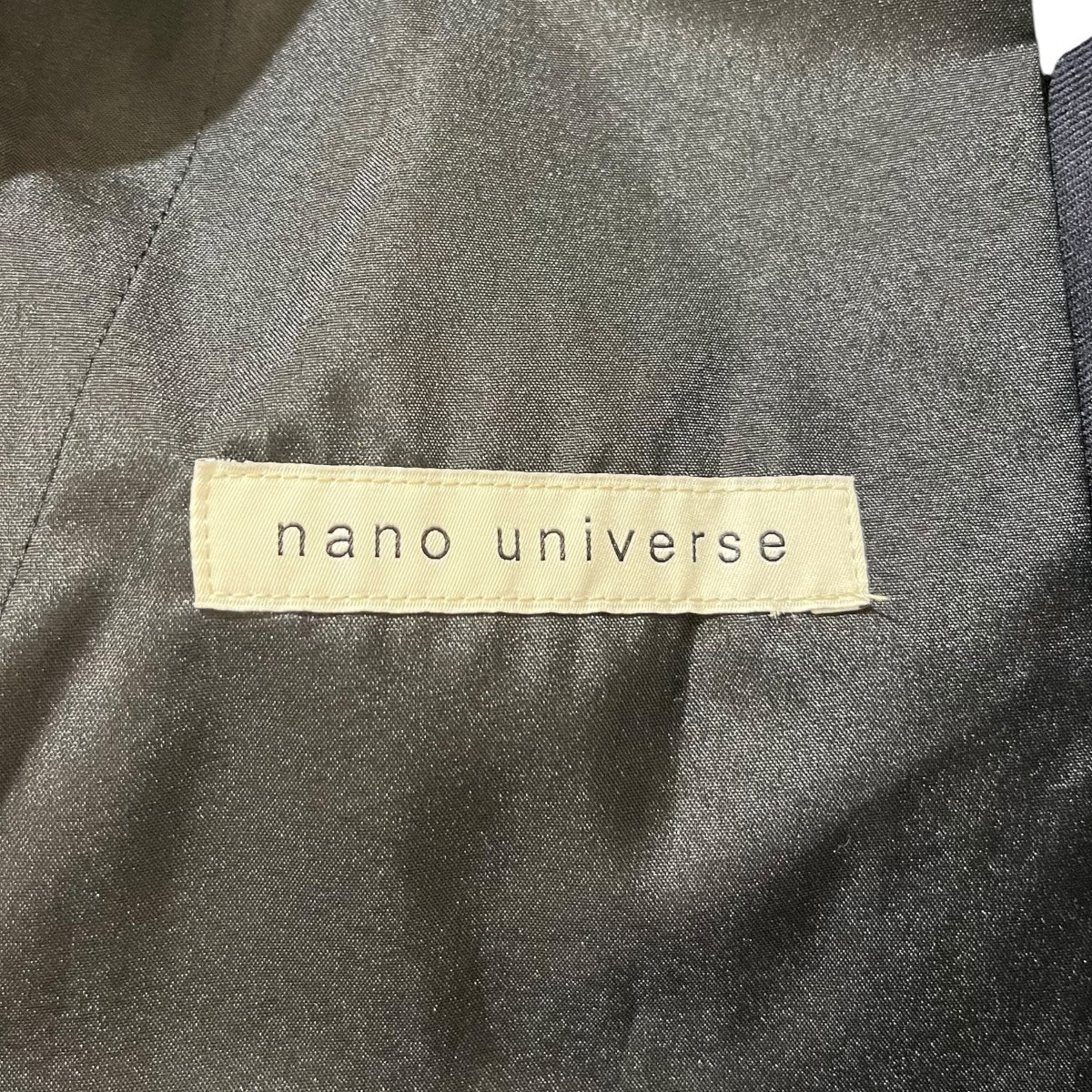 nano・universe 洗えるサキソニーストレートパンツ無地スラックス668-5229208 古着・中古-4枚目のアイテム画像