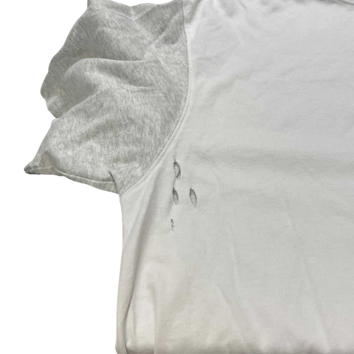 ダメージ加工 UPSIDE DOWNTシャツ698811