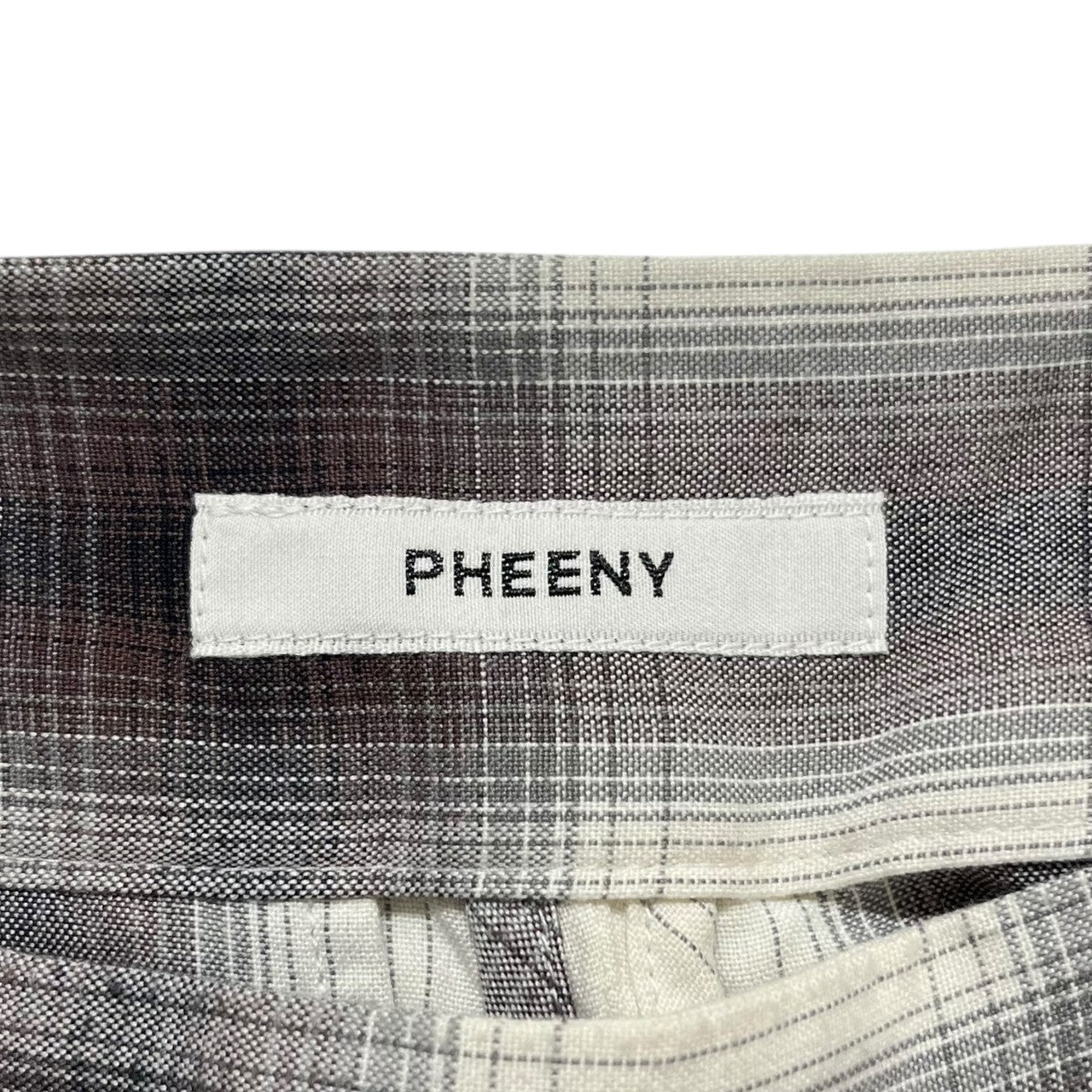 RAYON OMBRE CHECK 2TUCK SLACKSPS23-PT06 RAYON OMBRE CHECK 2TUCK SLACKS