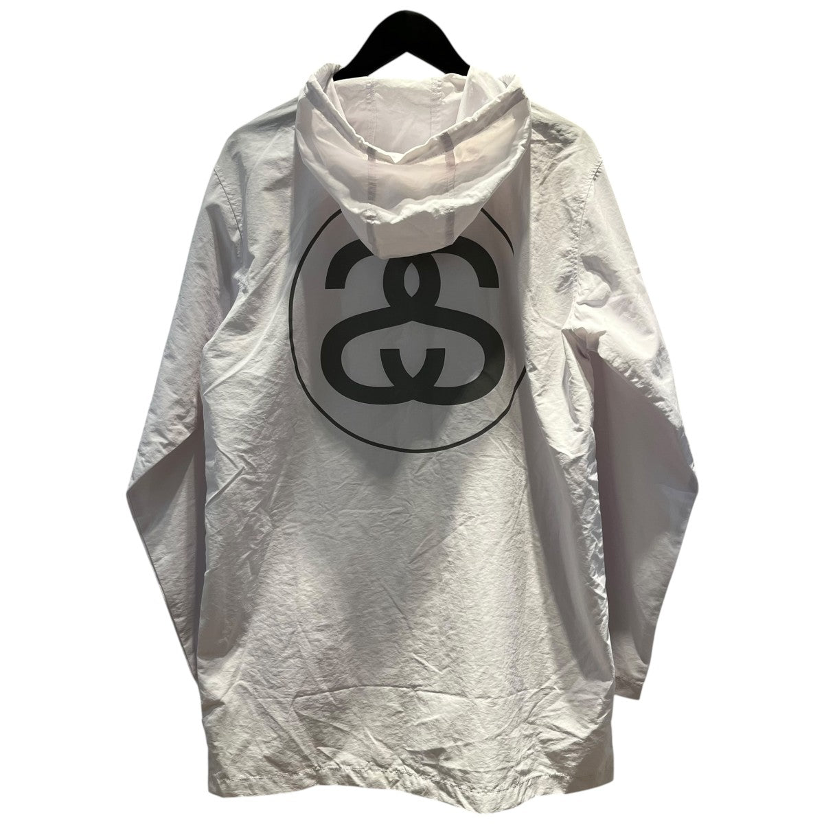stussy(ステューシー) ロゴプリントナイロンジャケット ホワイト