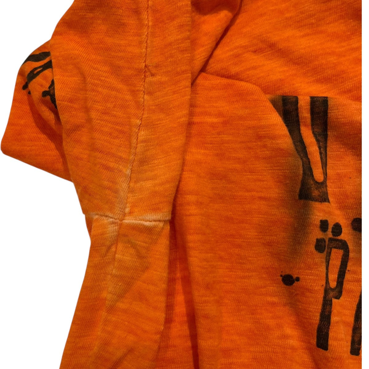 スプレーロゴプリント長袖TシャツS74GC0984