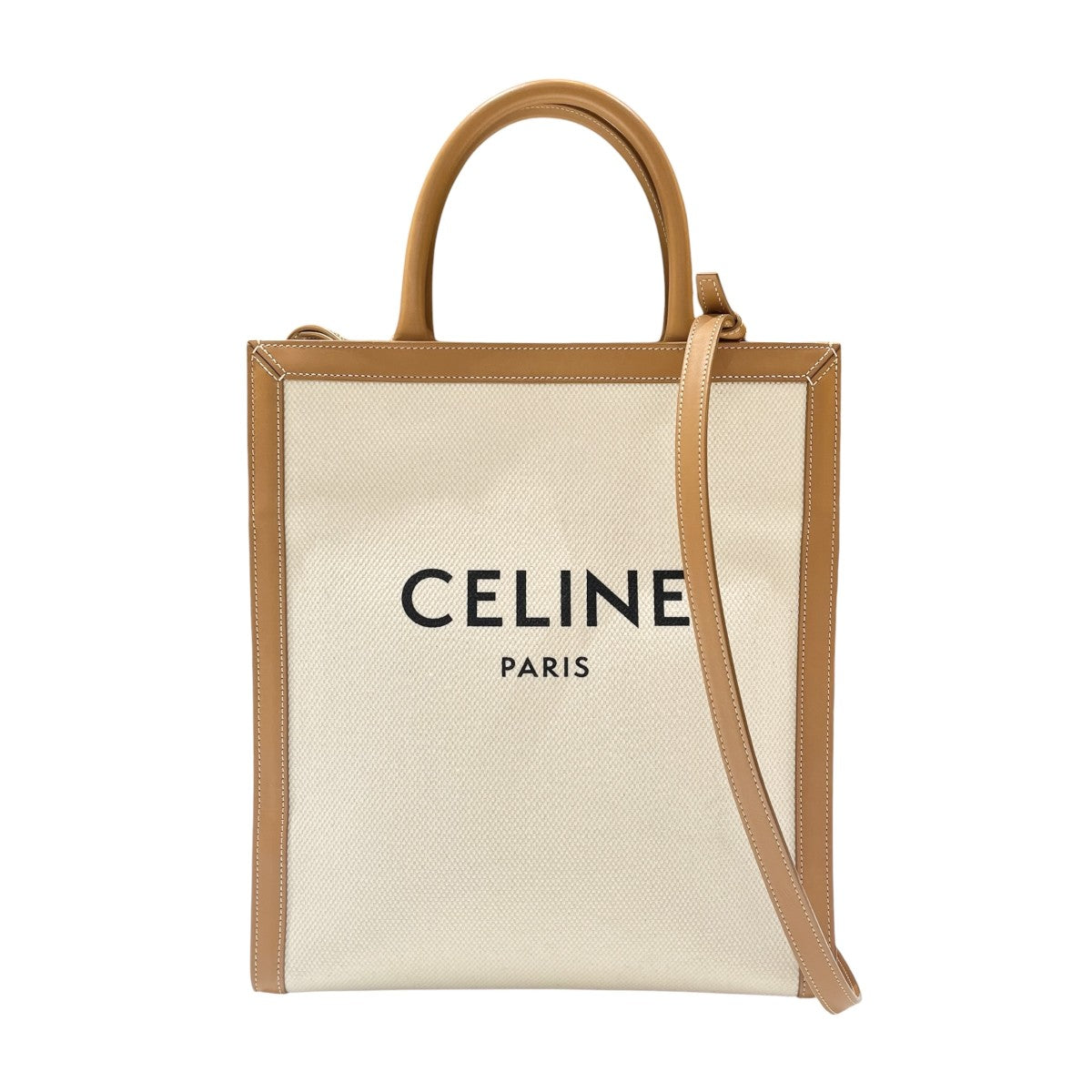 CELINE バーティカルカバ キャンバスロゴ 2WAY トートバッグ 古着・中古-3枚目のアイテム画像