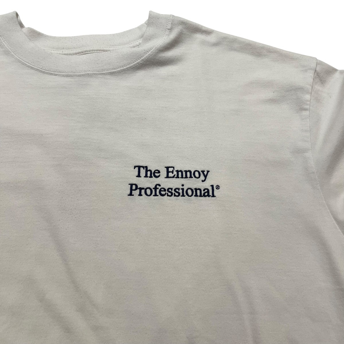 ENNOY(エンノイ) ロゴ刺繍半袖カットソーSS21BRENCT02NTL