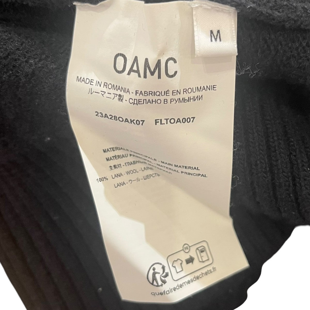 23AW WHISTLER CREWNECK KNITTEDセーター23A28OAK07