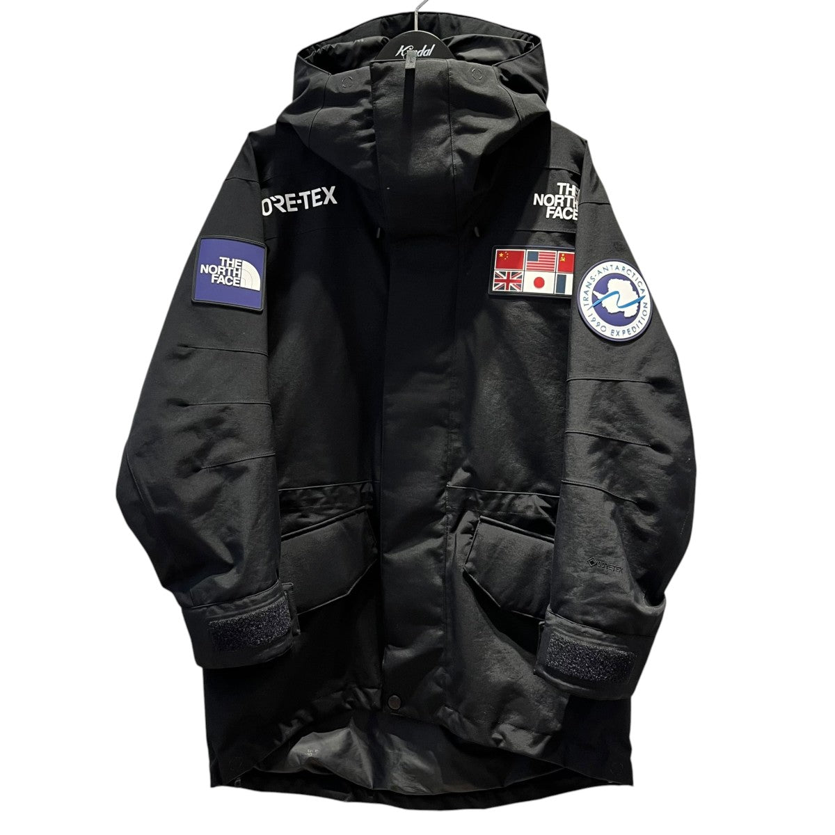 GORE-TEX Trans Antarctica Parka国旗ラバーワッペンマウンテンパーカーNP62238