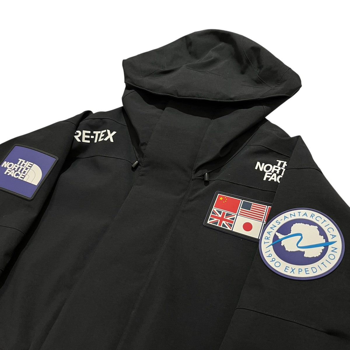 GORE-TEX Trans Antarctica Parka国旗ラバーワッペンマウンテンパーカーNP62238