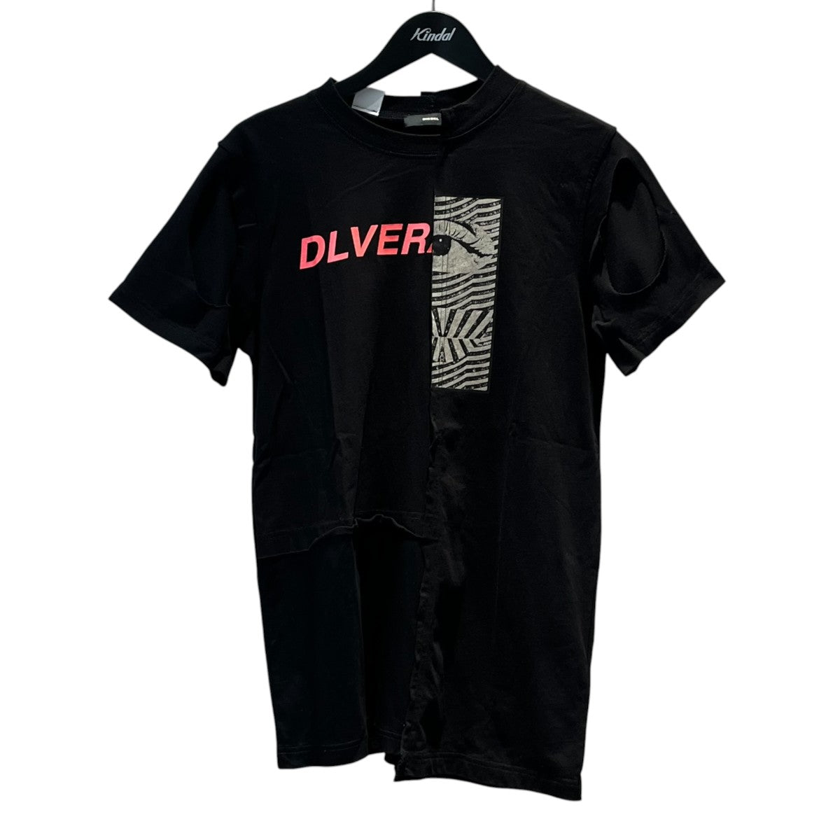 DIESEL 切替デザインTシャツ 古着・中古-1枚目のアイテム画像