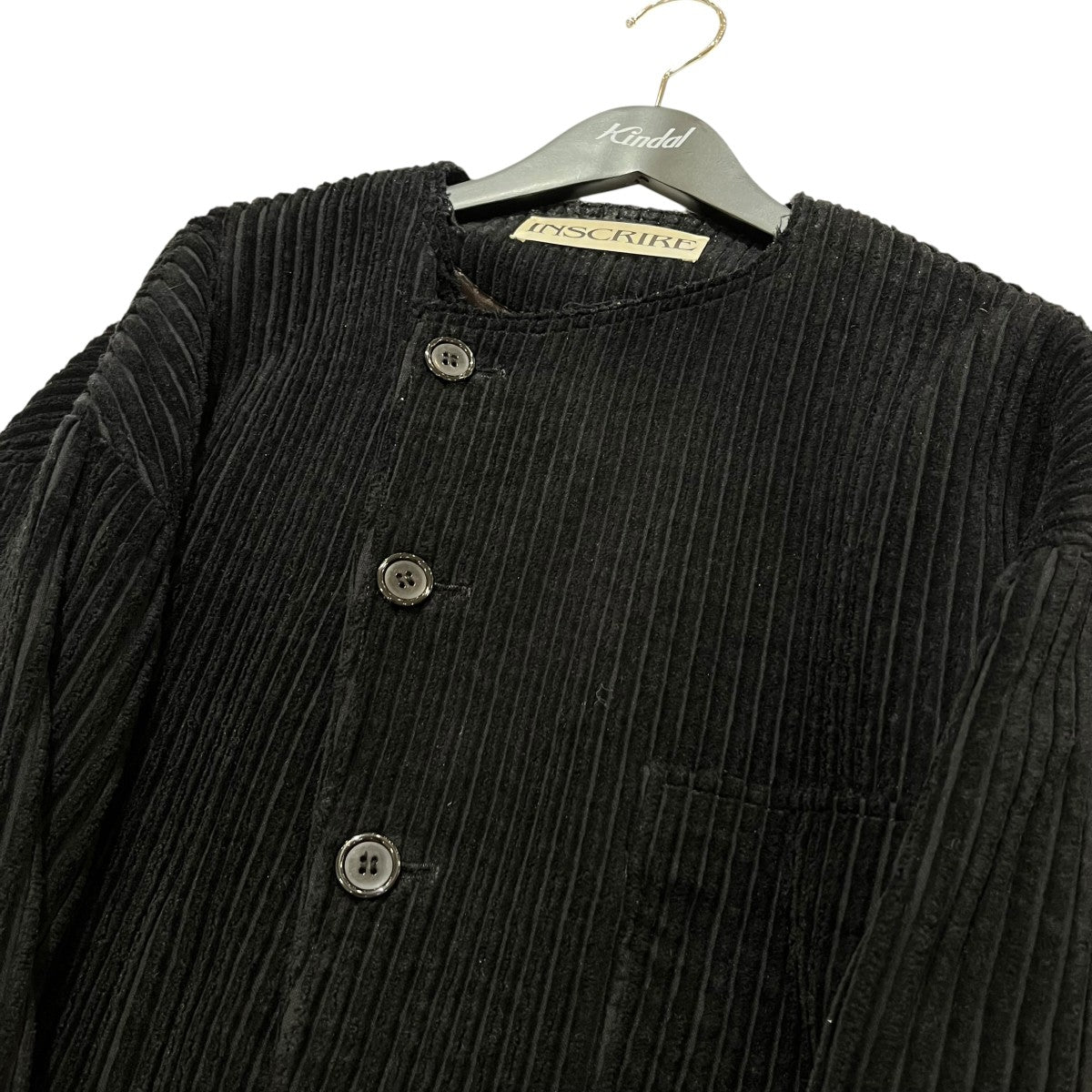 Corduroy Collarless Jacketコーデュロイジャケット125AW-JK31