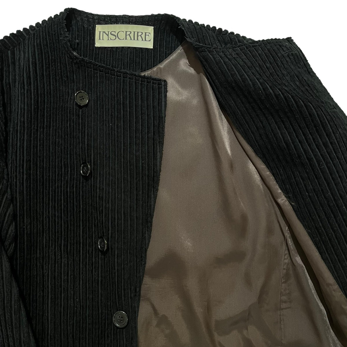 Corduroy Collarless Jacketコーデュロイジャケット125AW-JK31