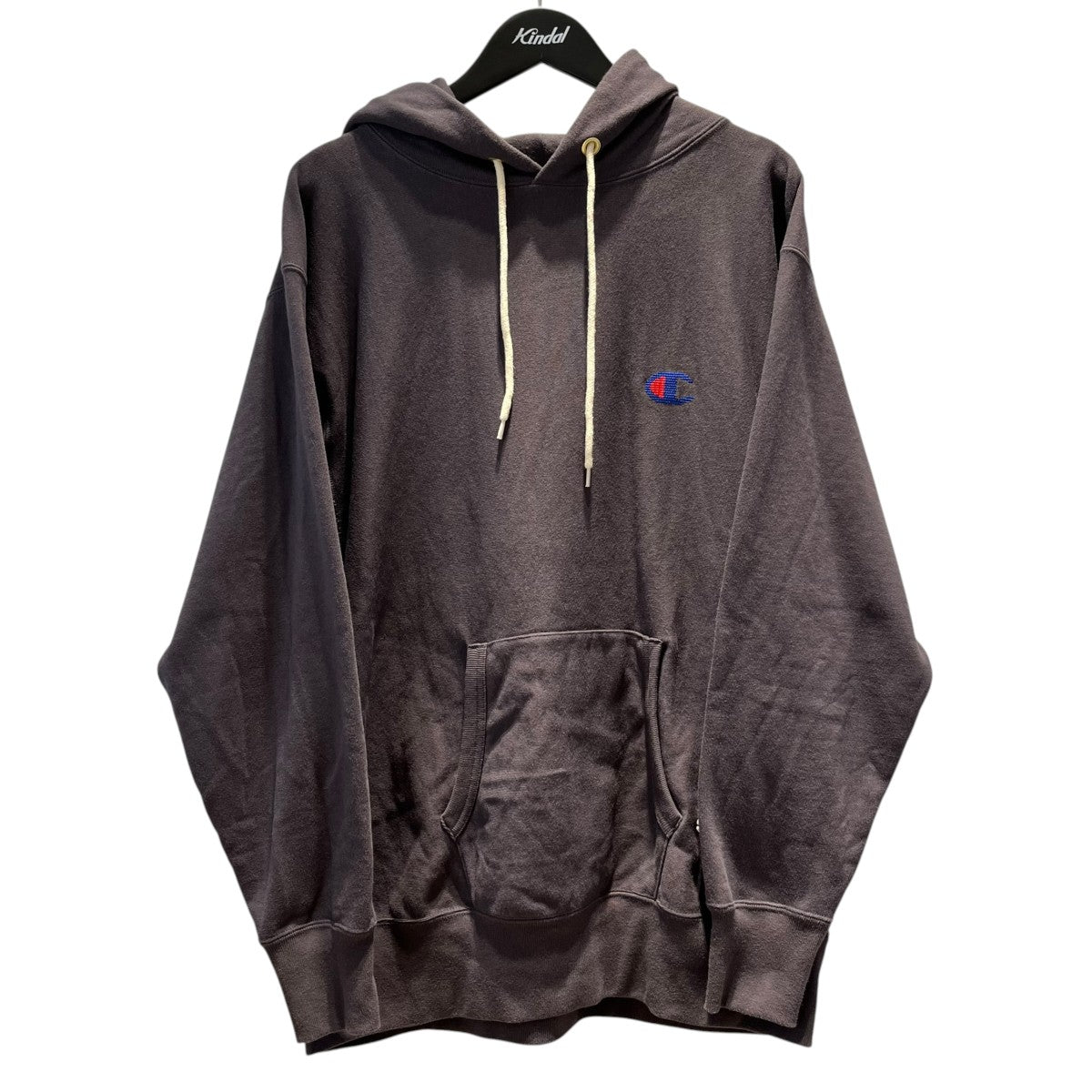 REVERSE WEAVE Hooded Sweatshirtロゴ刺繍パーカーC8-C101
