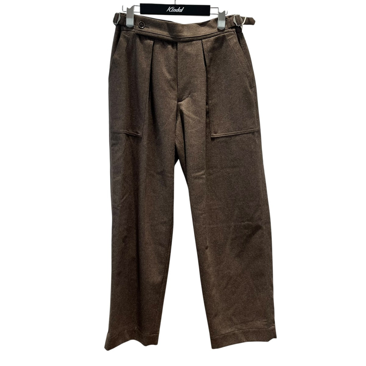 2-Tack Flannel Baker Pants無地ウールスラックスSYT-23AW-P03